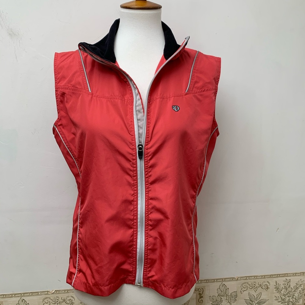Pearl Izumi Red Women's Cycling Vest with Black Trim